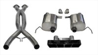 3.0 Double X-Pipe and 2.75 Inch Valve-Back Dual Rear Exit with Polygon  InchTail Light Inch Black...