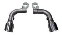 Two Single 4.5 Inch Polished Tips Clamps Included Dual Rear Exit For Corsa Camaro SS Exhaust Only...