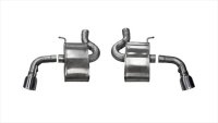 2.75 Inch Axle-Back Xtreme Dual Exhaust 4.5 Inch Polished Tips 16-19 Chevy Camaro SS 6.2L V8 Stai...