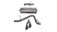3.0 Inch Cat-Back Sport Single Side Exit Exhaust 4.0 Inch Black Tips 15-Present Chevy Tahoe/GMC Y...