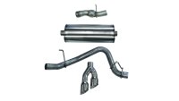 3.0 Inch Cat-Back Sport Single Side Exit Exhaust 4.0 Inch Polished Tips 15-Present Chevy Tahoe/GM...
