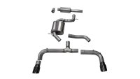 3.0 Inch Cat-Back Sport Dual Rear Exhaust 4.0 Inch Black Tips 14-Present Volkswagen Golf GTI Mk7 ...