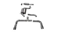 3.0 Inch Cat-Back Sport Dual Rear Exhaust 4.0 Inch Polished Tips 14-Present Volkswagen Golf GTI M...
