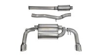 3.0 Inch Cat-Back Sport Dual Rear Exhaust 4.5 Inch Polished Tips 08-15 Mitsubishi Evolution X Sed...