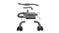 3.0 Inch Cat-Back Sport Dual Rear Exhaust 3.5 Inch Black Tips 08-14 Subaru Impreza STI/WRX Hatchb...