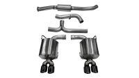 3.0 Inch Cat-Back Sport Dual Rear Exhaust 3.5 Inch Black Tips 11-14 Subaru Impreza STI/WRX Sedan ...