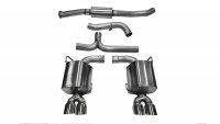 3.0 Inch Cat-Back Sport Dual Rear Exhaust 3.5 Inch Polished Tips 11-14 Subaru Impreza STI/WRX Sed...