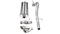 3.0 Inch Cat-Back Sport Single Side Exhaust 4.0 Inch Polished Tips 11-14 Cadillac Escalade/GMC Yu...