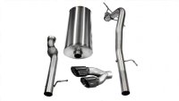 3.0 Inch Cat-Back Single Side Exit with Twin 4.0 Inch Black PVD Pro-Series Tips Corsa Performance