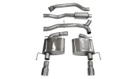 3.0 Inch Cat-Back Sport Dual Rear Exit Exhaust 4.0 Inch Polished Tips 13-19 Cadillac ATS Sedan/Co...