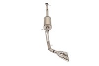 3.0 Inch Cat-Back Single Side Exit with Twin 4.0 Inch Polished Pro-Series Tips 17-22 Chevrolet Co...