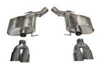 3.0 Inch Axle-Back Sport Dual Exhaust 4.0 Inch Polished Tips 12-18 BMW M5 F10 Stainless Steel Cor...