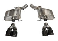 3.0 Inch Axle-Back Sport Dual Exhaust 4.0 Inch Black Tips 12-18 BMW M5 F10 Stainless Steel Corsa ...