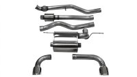 3.0 Inch Cat-Back Touring Dual Rear Exit Exhaust 3.5 Inch Polished Tips 12-18 BMW 335i F30 Sedan ...