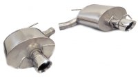 2.5 Inch Axle-Back Sport Dual Exhaust 3.5 Inch Polished Tips 11-14 Cadillac CTS-V Wagon 6.2L V8 S...