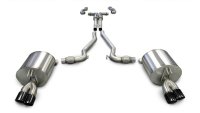 2.5 Inch Cat-Back Plus X-Pipe Sport Exhaust Dual Rear Exit 3.0 Inch Black Tips 08-09 Pontiac G8 G...