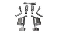 2.5 Inch Cat-Back Xtreme Dual Rear Exit Exhaust GTX2 Polished Tips 15-16 Dodge Challenger R/T 5.7...