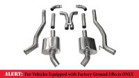 3.0 Inch Cat-Back Plus X-Pipe Xtreme Exhaust Dual Rear Exit No Tips 10-13 Chevrolet Camaro SS Cou...