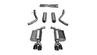 2.5 Inch Cat-Back Xtreme Dual Rear Exit Exhaust 3.5 Inch Black Tips 15-16 Dodge Challenger R/T 5....