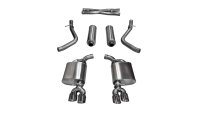 2.5 Inch Cat-Back Xtreme Dual Rear Exit Exhaust 3.5 Inch Polished Tips 15-16 Dodge Challenger R/T...
