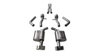 2.75 Inch Cat-Back Sport Dual Rear Exit Exhaust GTX2 Polished Tips 15-Present Dodge Challenger SR...