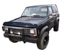 Auto Ventshade 25439 Bugflector II Dark Smoke Hood Shield for 1987-1991 Ford Bronco, F-150, F-250...