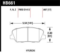HAWK HP+ Brake Pad Sets