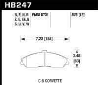 HAWK Blue 9012 Brake Pad Sets