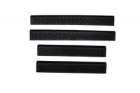 Auto Ventshade 91236 Stepshield Black Door Sill Protector, 4-Piece Set for 2004-2008 Ford F-150 S...