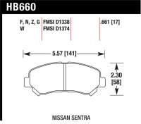 HAWK HPS Brake Pad Sets