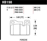 HAWK HPS Brake Pad Sets