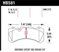 HAWK HT-10 Brake Pad Sets