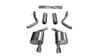 Cat Back Polished 17-18 Dodge Charger 5.7L V8 Tip Inlet 4.5 Inch Dual Rear Sound Level Sport Cors...