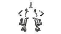 Challenger Cat Back Exhaust 17-18 Dodge Challenger 5.7L V8 3.5 Inch Polished Tip Sport Sound Cors...