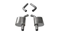 4.5 Inch Axle-Back Dual Rear Exit 17-18 Charger 5.7L with Dumps Corsa Performance