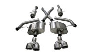 Grand Cherokee 2.75 Inch Cat-Back Dual Rear Exit 18-20 Grand Cherokee with Twin 4.5 Inch Polished...