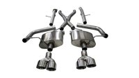 Grand Cherokee Cat-Back Exhaust 2.75 Inch Dual For Grand Cherokee 12-20 Rear Exit with Twin 4.5 I...