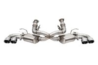 3.0 Inch Cat-Back 4 Valve Dual Rear Exit NPP Exhaust System with 4.5 Inch Polished Pro-Series Tip...