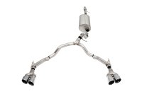 3.0 Inch to 2.75 Inch Dual Rear Exit Cat-Back Exhaust System with Twin 4.0 Inch Tips 21-25 Chevro...