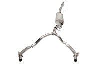 3.50 Inch to 2.75 Inch Dual Rear Exit Cat-Back Exhaust System 21-24 Cadillac Escalade 134.1 Inch ...