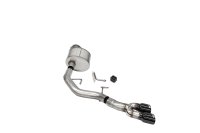 3.0 Inch Front of Tire Exit Catback Exhaust System with Twin 3.5 Inch Pro Series Black Tips 21-25...