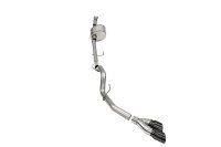 3.0 Inch Single Side Exit Catback Exhaust System with Twin 4.0 Inch Pro Series Black Tips Xtreme ...
