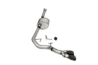 3.0 Inch Front of Tire Exit Catback Exhaust System with Twin 3.5 Inch Pro Series Black Tips 21-25...