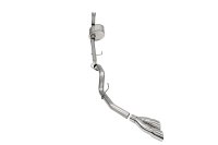 3.0 Inch Single Side Exit Catback Exhaust System with Twin 4.0 Inch Pro Series Tips 21-25 Ford F-...