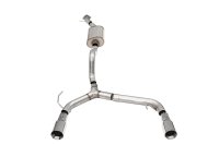 2.75 Inch Cat-Back Single Side Exit Exhaust System with Single 4.0 Inch Straight-Cut Polished Tip...