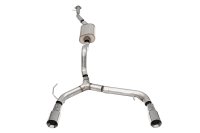 2.75 Inch Cat-Back Single Side Exit Exhaust System with Single 4.0 Inch Straight-Cut Polished Tip...