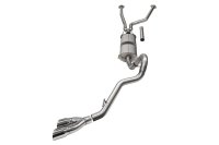 3 Inch Cat-Back Side Exit Exhaust System with Twin 4 Inch Polished Tips 22-25 Toyota Tundra 147.5...