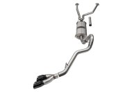 3 Inch Cat-Back Side Exit Exhaust System with Twin 4 Inch Black PVD Tips 22-25 Toyota Tundra 147....