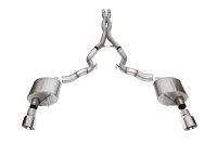 3.0 Inch Dual Rear Exit Cat-Back Exhaust System with 4.5 Inch Polished Pro Series Tips Xtreme Sou...