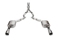 3.0 Inch Dual Rear Exit Cat-Back Exhaust System with 4.5 Inch Polished Straight Cut Tips Xtreme S...